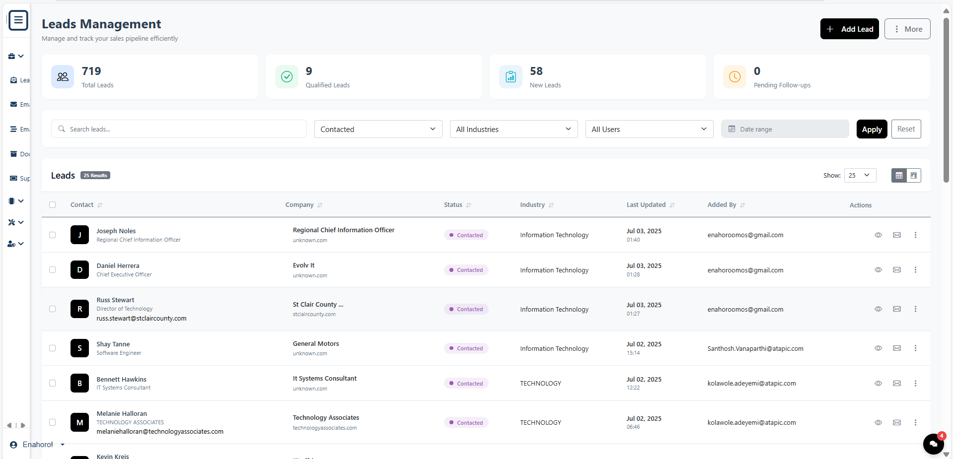 Lead CRM